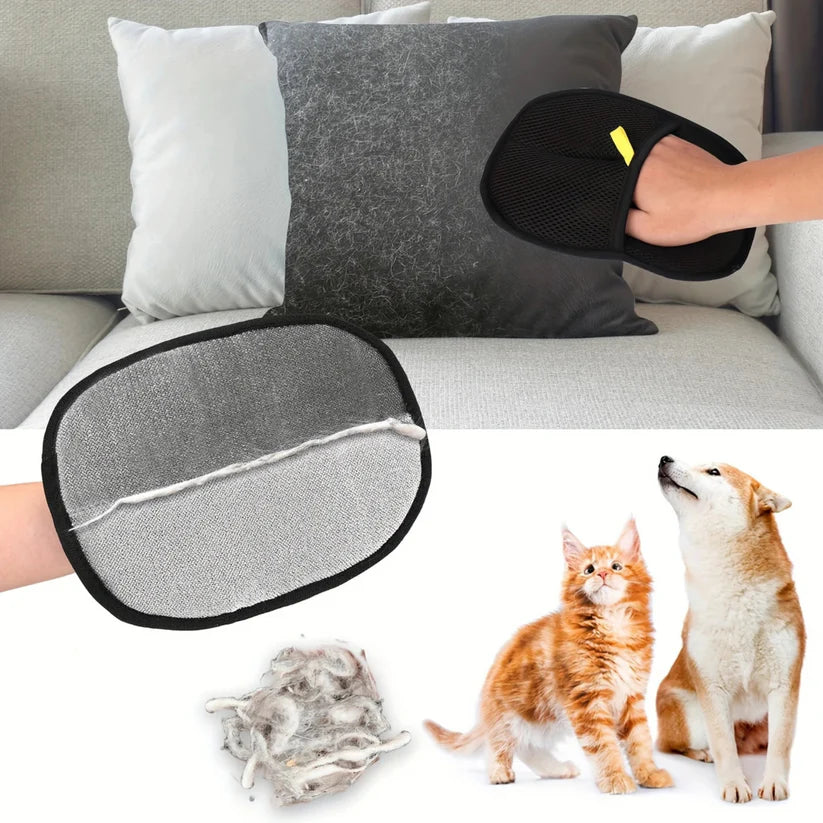 Mănusa Magică™ – Îndepărtează părul de animale de pe orice suprafată