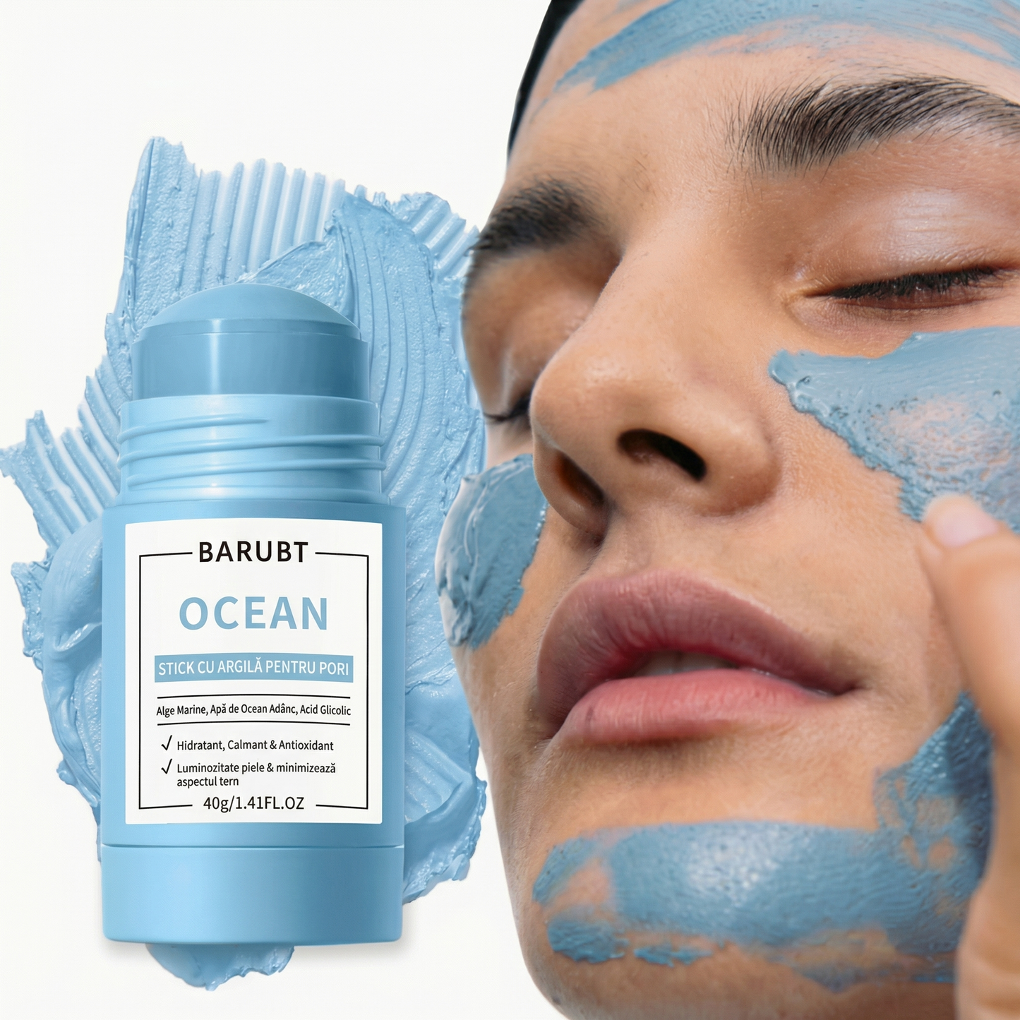 Mască Facială cu Nămol Mineral – Exfoliere Delicată pentru Toate Tipurile de Piele