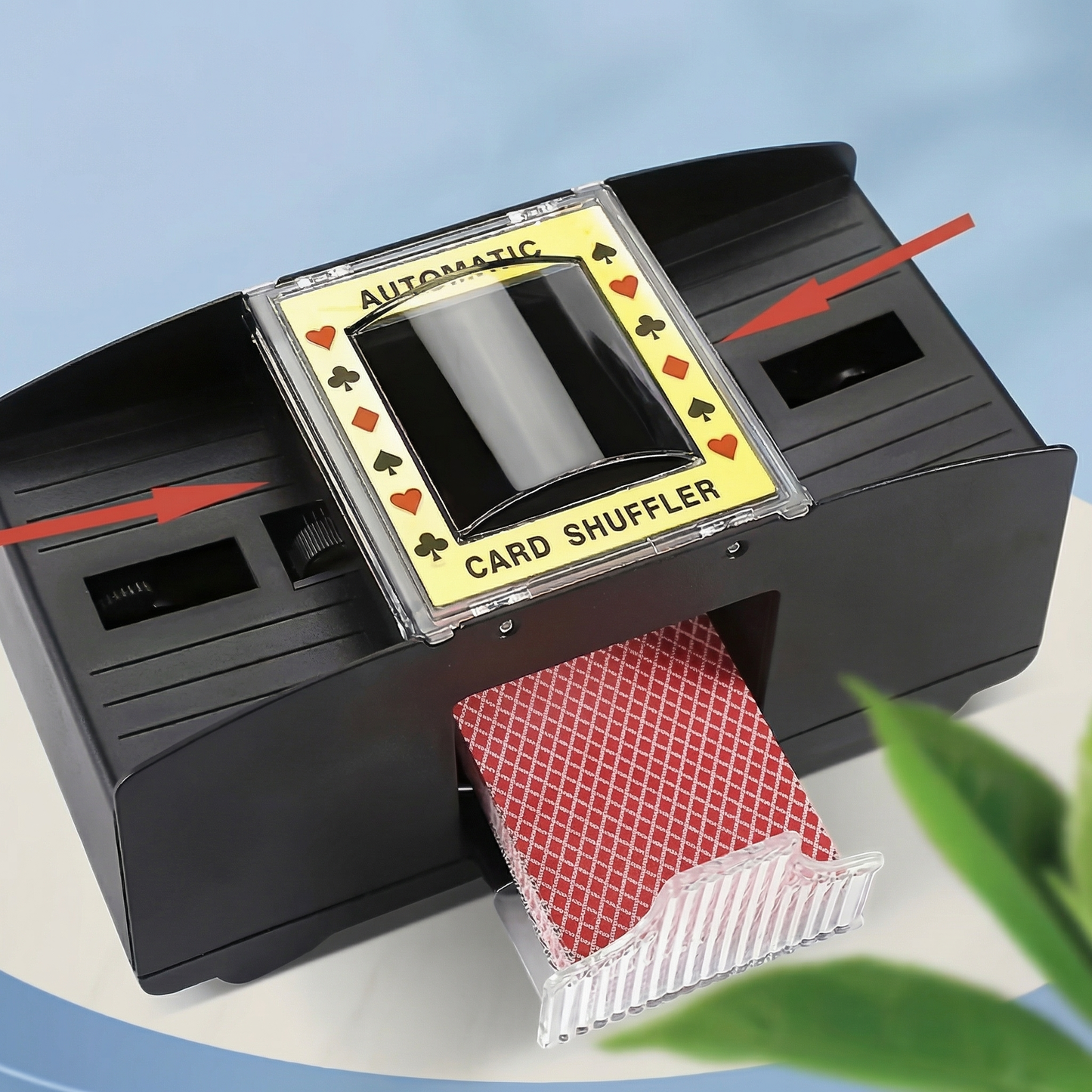 Mașină Automată Electrică de Amestecat Cărți cu Două Sloturi