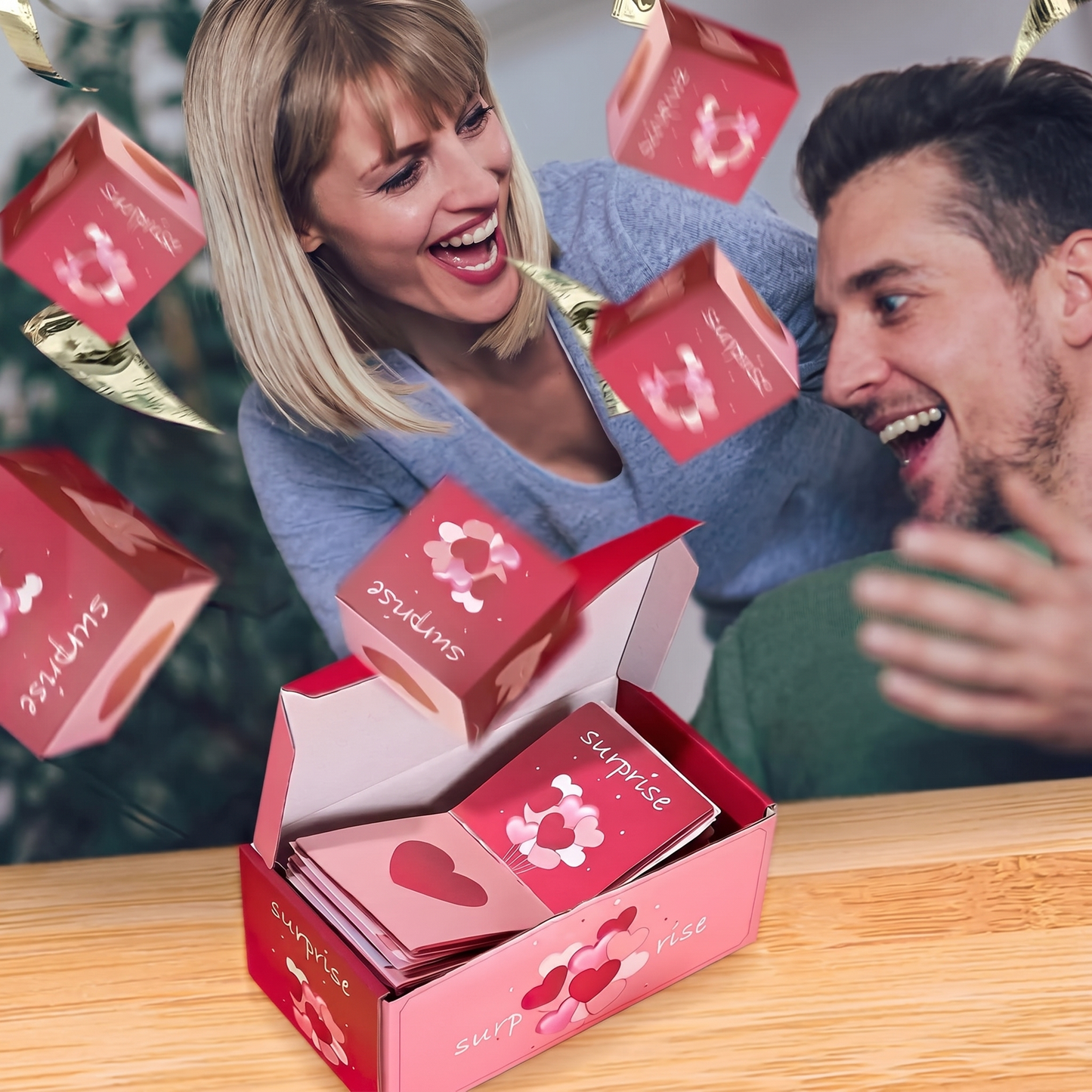 Cutie de Cadou cu Surpriză