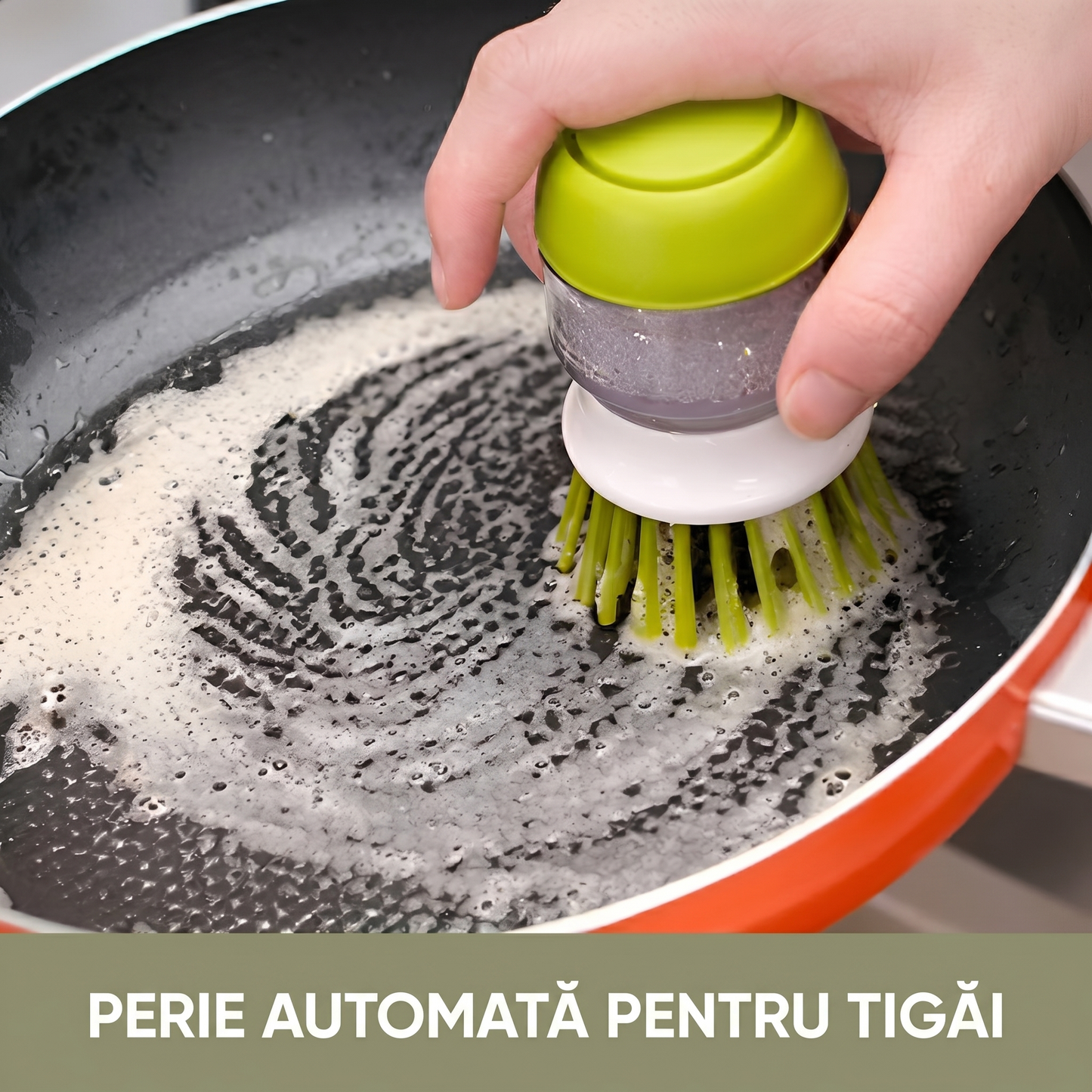Perie cu Dozator și Suport