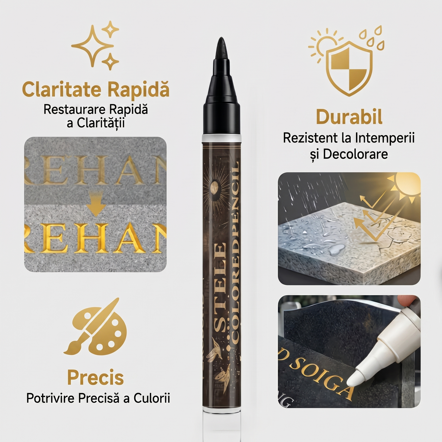 Marker Waterproof pentru Morminte