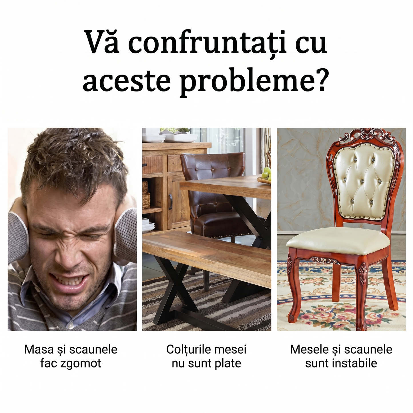 Set Protecții Antiderapante pentru Scaune