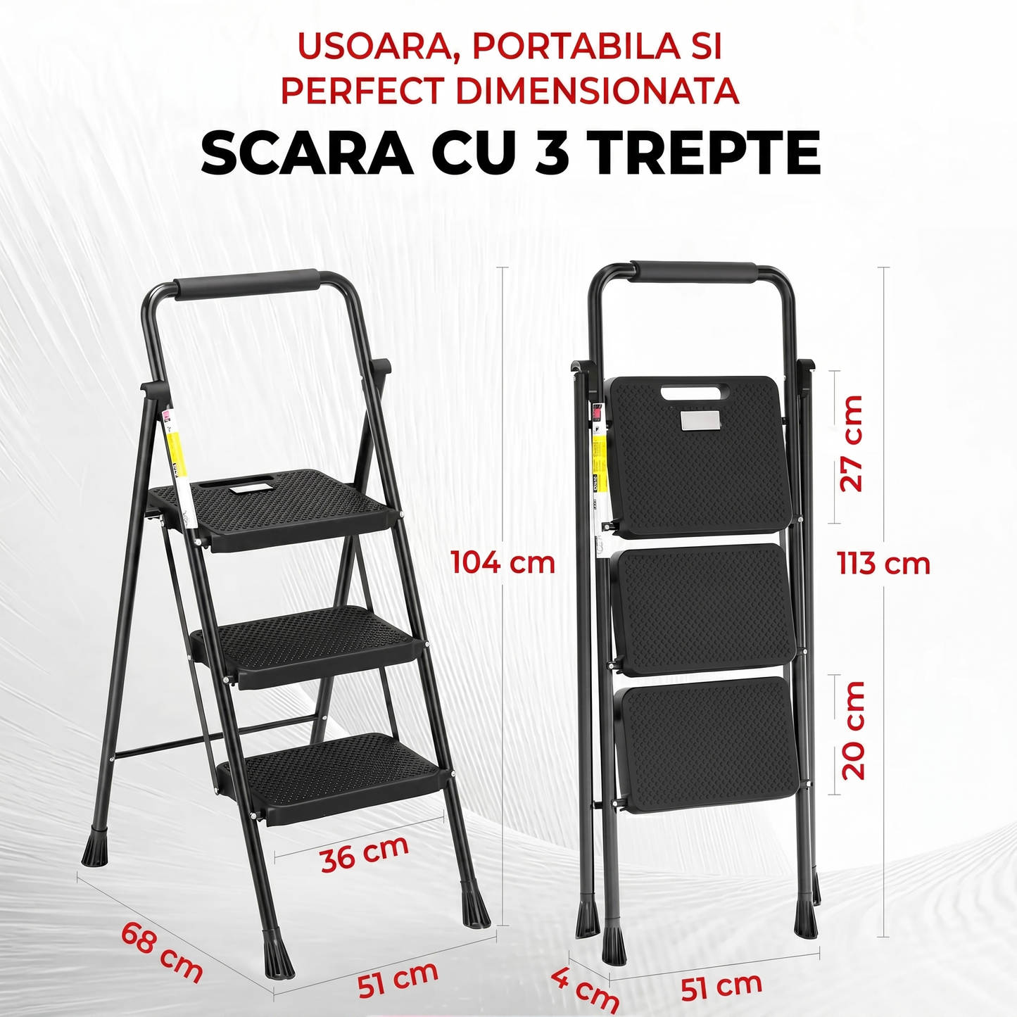 Scară Pliabilă Metalică