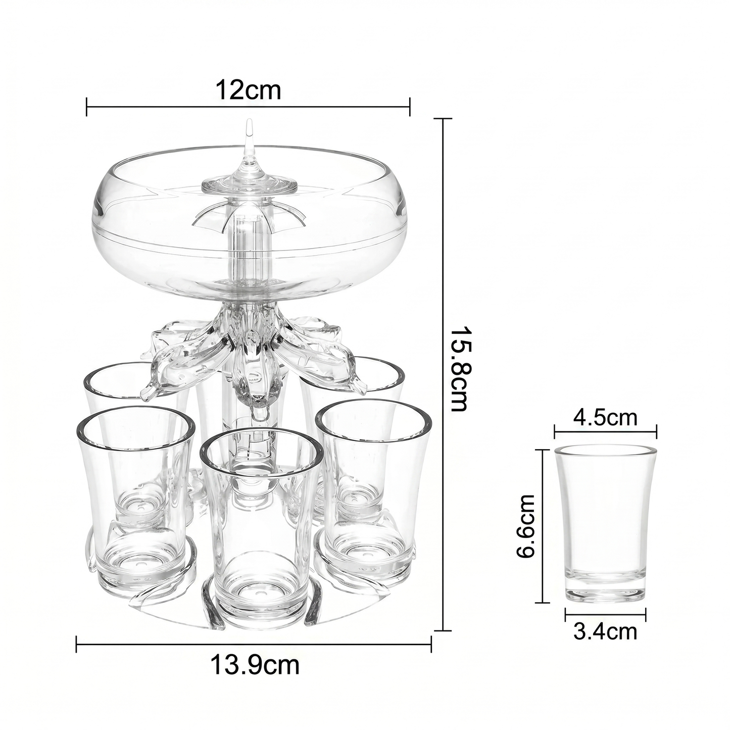 Dispenser Manual de Băuturi cu Suport
