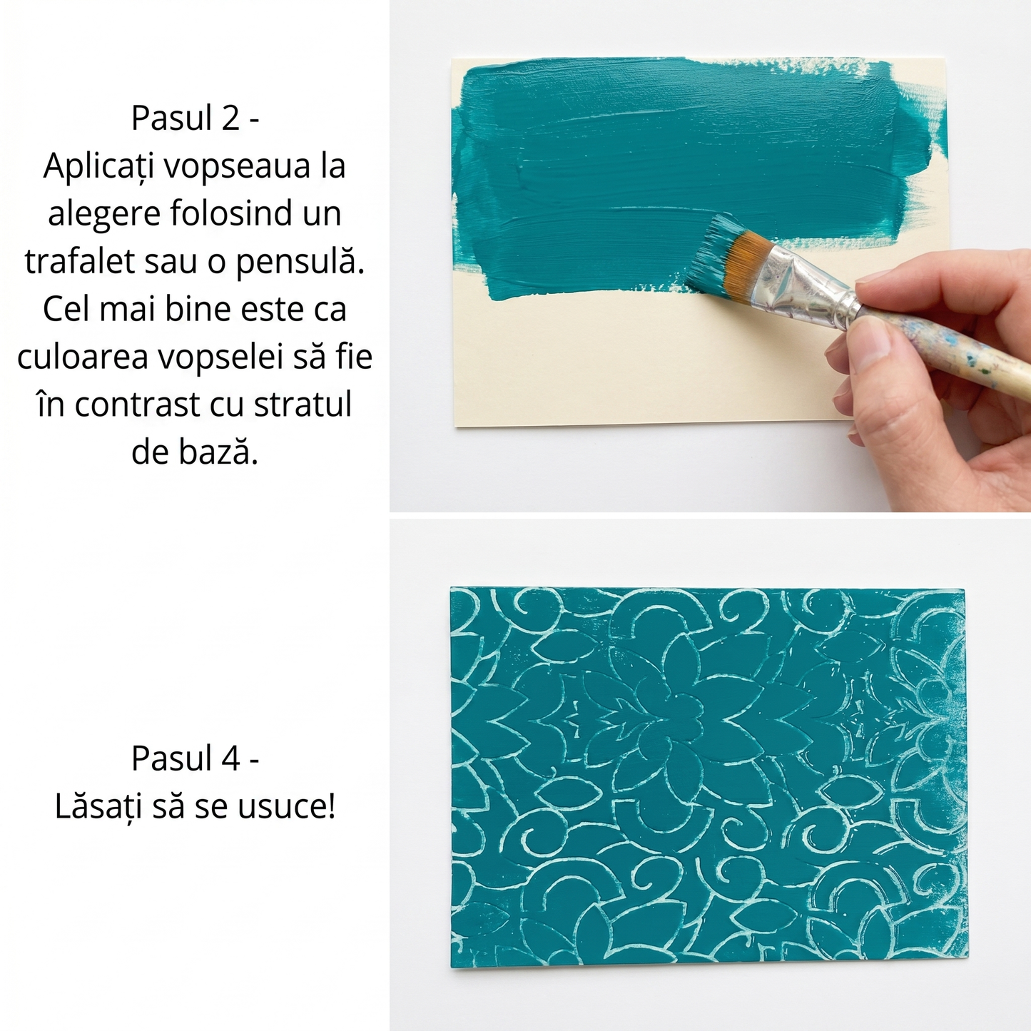 Trafalet Special pentru Redecorare cu Model Floral