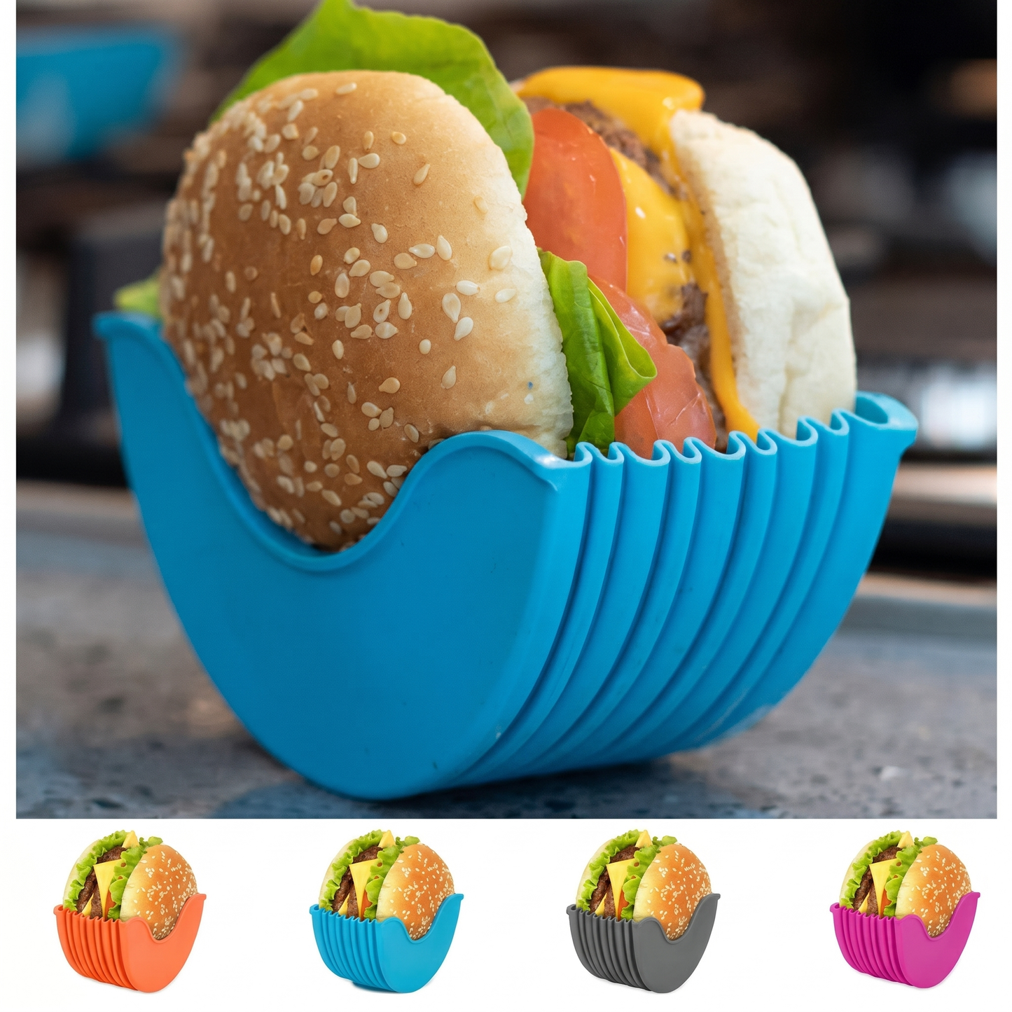 Suport pentru Burger din Silicon