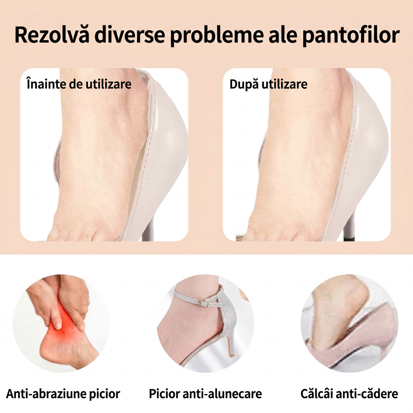 Set Tampoane Protecție pentru Călcâi