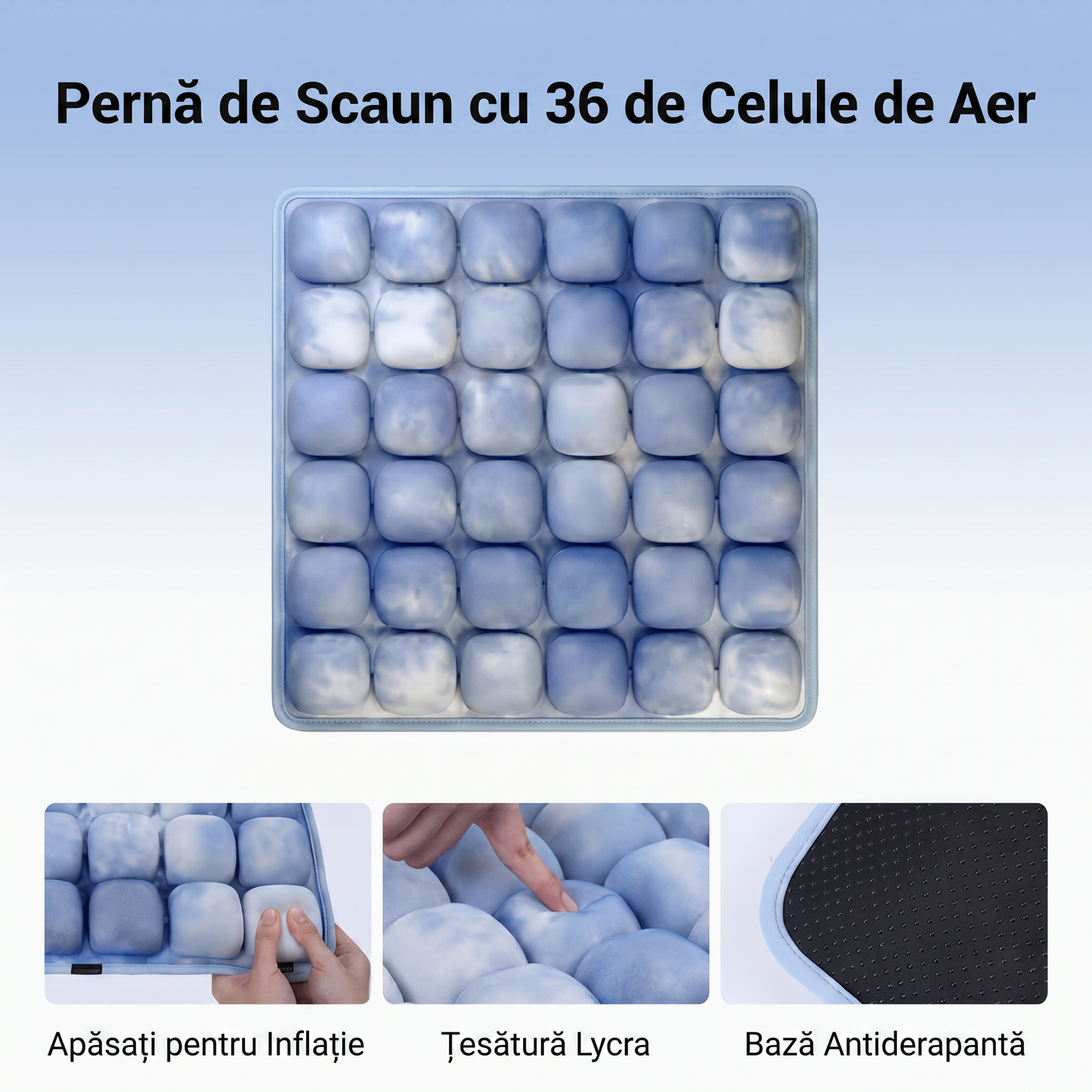 Pernă cu Aer pentru Durerile de Spate