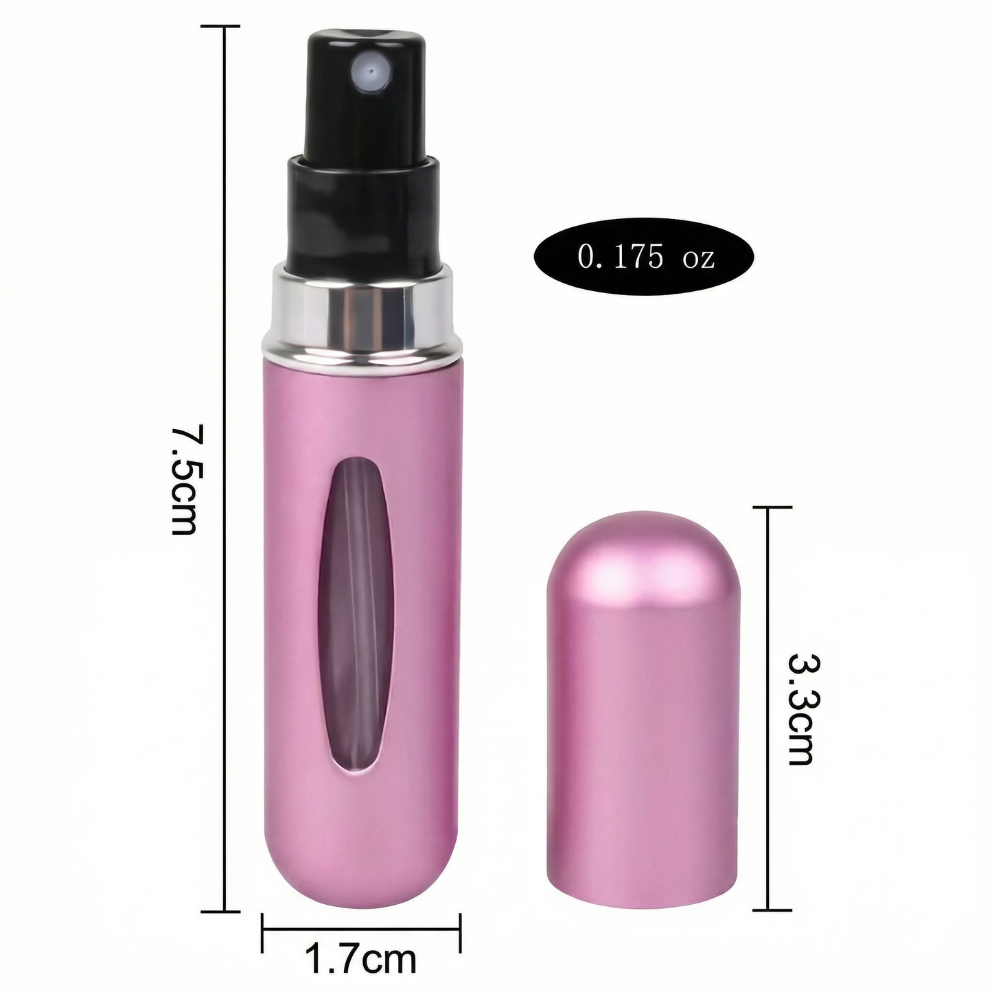 Sticlă de Parfum Portabilă Compactă de 5ml Reîncărcabilă