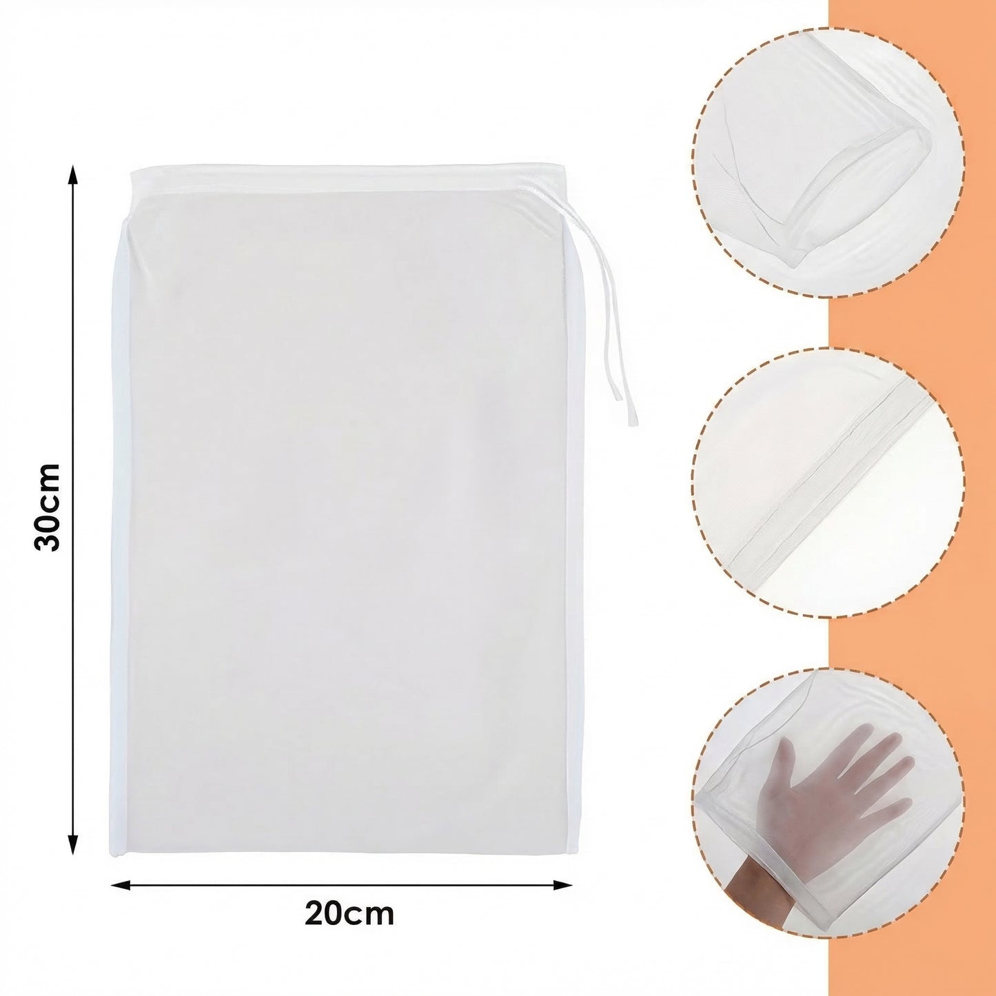 Set Filtru Alimentar cu Plasă Fină din Nailon