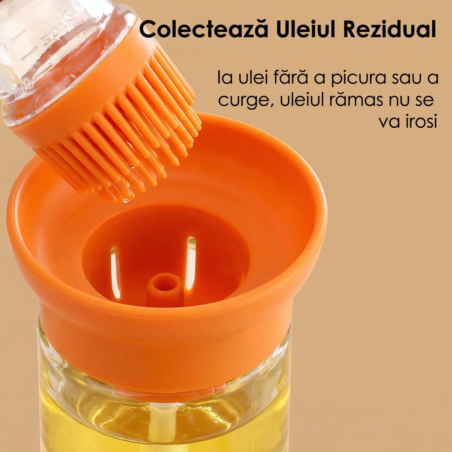 Set de 2 Dispensere de Ulei cu Pensulă