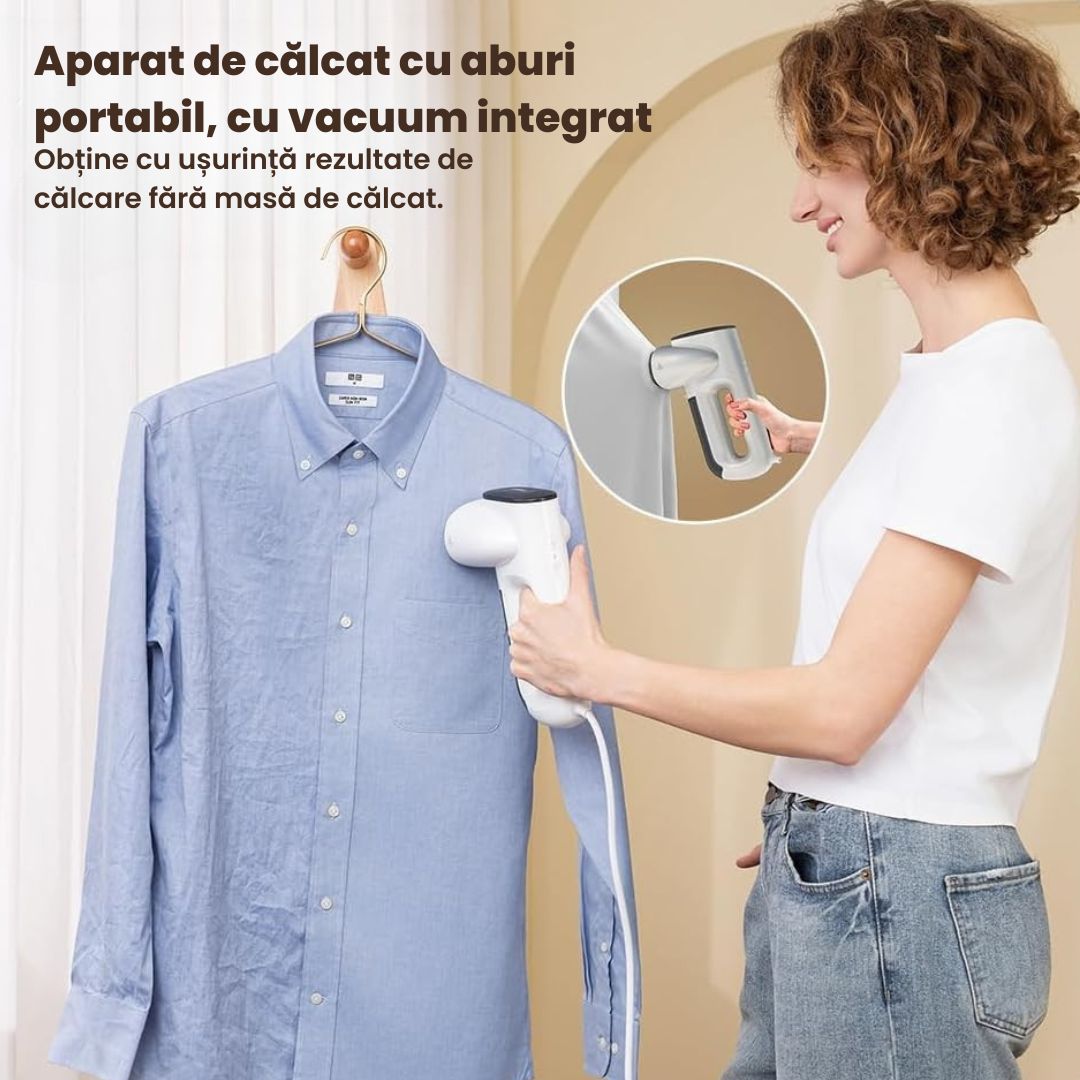 AburMagic™ - Aparat cu Aburi Portabil cu Vacuum Integrat