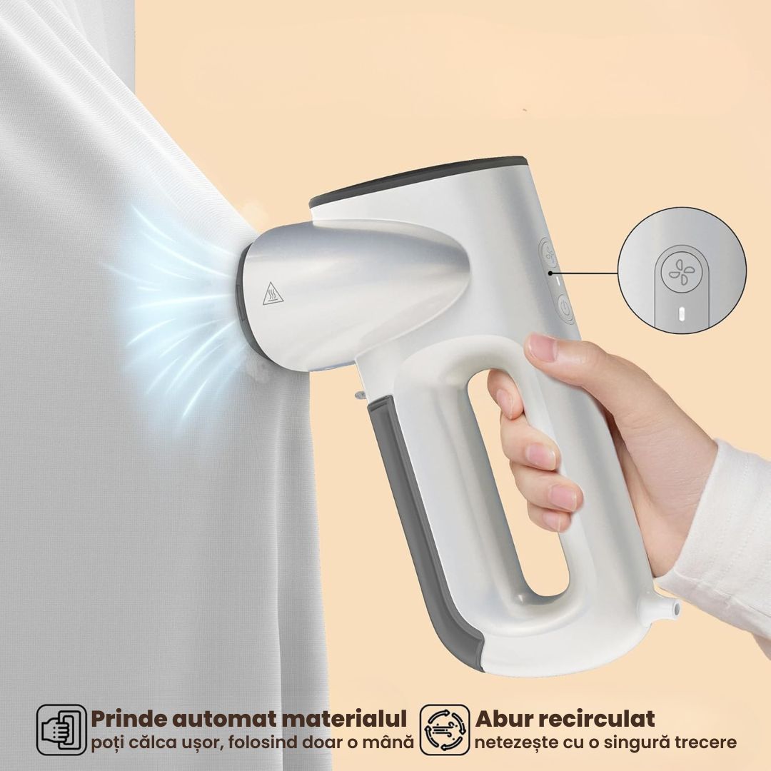 AburMagic™ - Aparat cu Aburi Portabil cu Vacuum Integrat