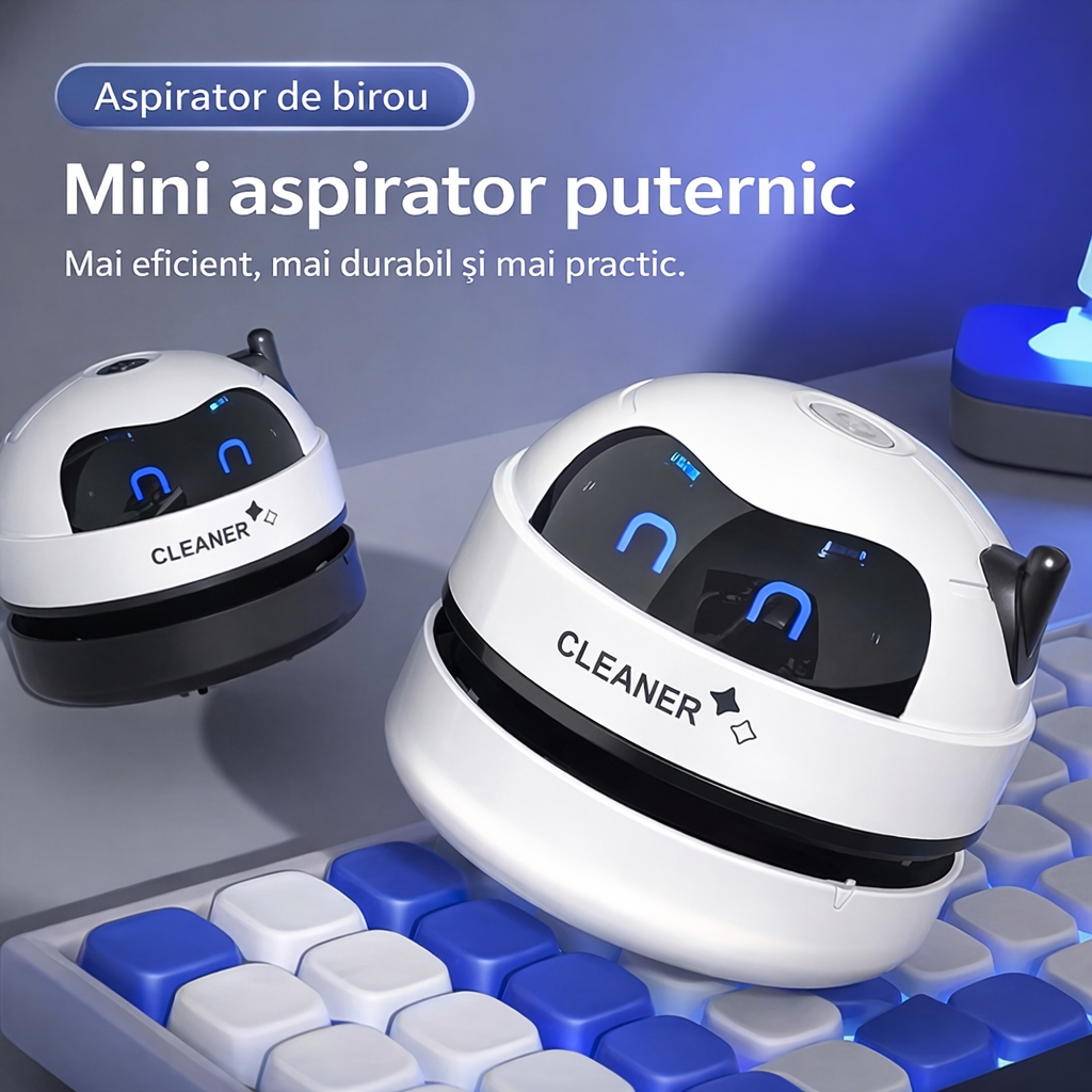 Aspirator electric de Birou și Curățător de Tastatură