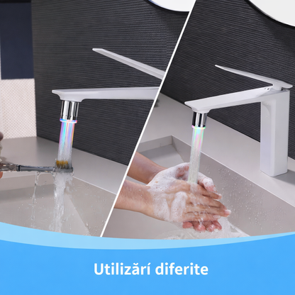 Cap de Robinet cu LED și Control de Temperatură