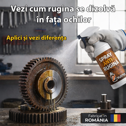 Rustek - Spray Anti-Rugină - Dizolvă și Elimină Rugina