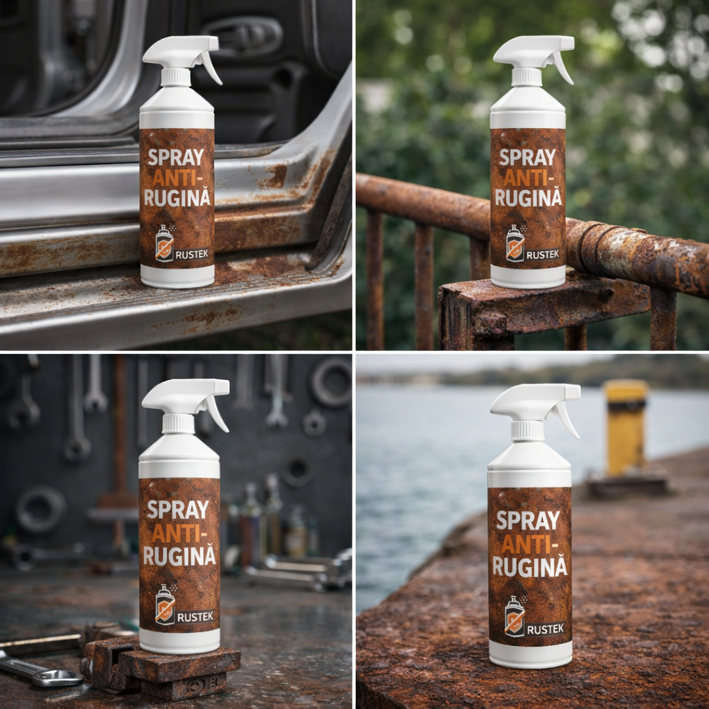 Rustek - Spray Anti-Rugină - Dizolvă și Elimină Rugina