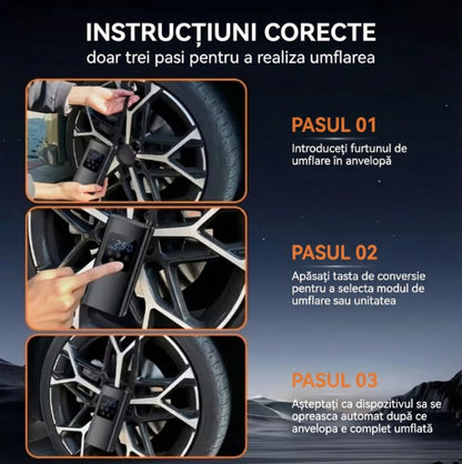 Pompă Electrică Portabilă pentru Mașină cu Fir