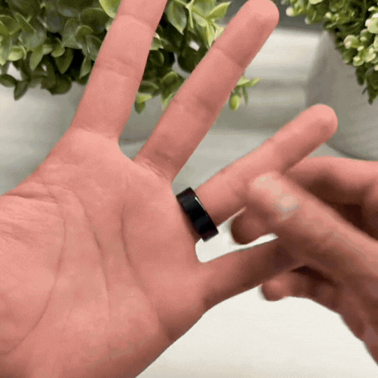 Inel Inteligent Compatibil cu Orice Smartphone, Funcție de Urmărire Parametrii Medicali