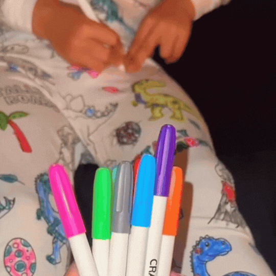 PijamaleMagice - Pijamale cu Model Imprimat de Colorat