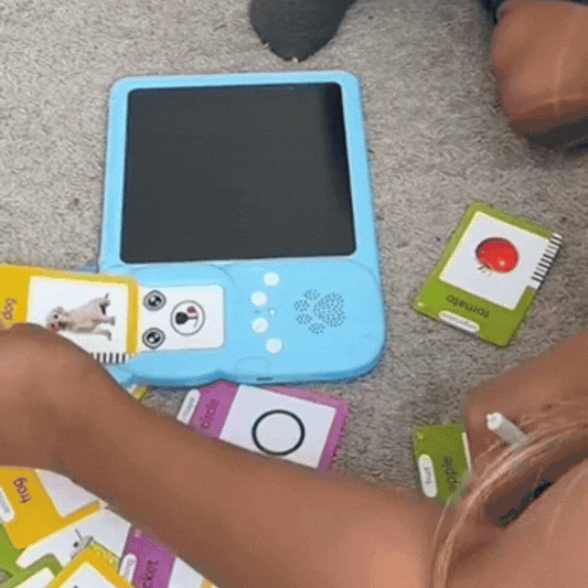 Set Educativ Cu Carduri Vorbitoare În Limba Engleză Și Tabletă De Scris Pentru Copii