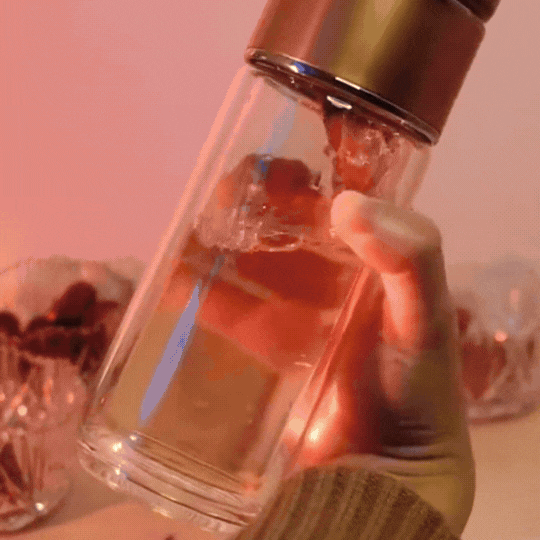 Termos cu Infuzor de Ceai de 420 ml, Strat Dublu, Otel Inoxidabil, Rezistenta la Scurgeri