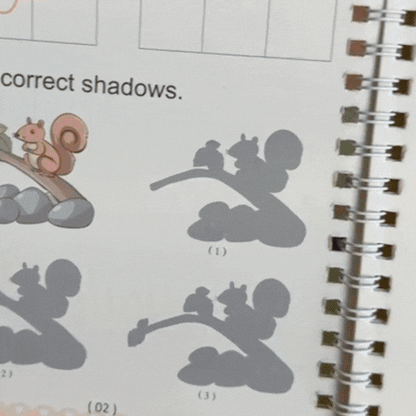 Set 4 Caiete Educative pentru Copii cu Cerneală Magică