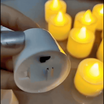 Set de 24 de Lumânări LED Decorative
