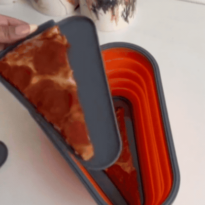 Caserolă Pliabilă pentru Pizza - cu 5 Tăvi Incluse