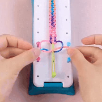 Set Creativ pentru Împletit Brățări Colorate, Distractiv și Ușor de Folosit