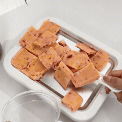 Tavă pentru Înghețată De Casă Cu Iaurt Sau Lapte Cu Două Spatule Incluse