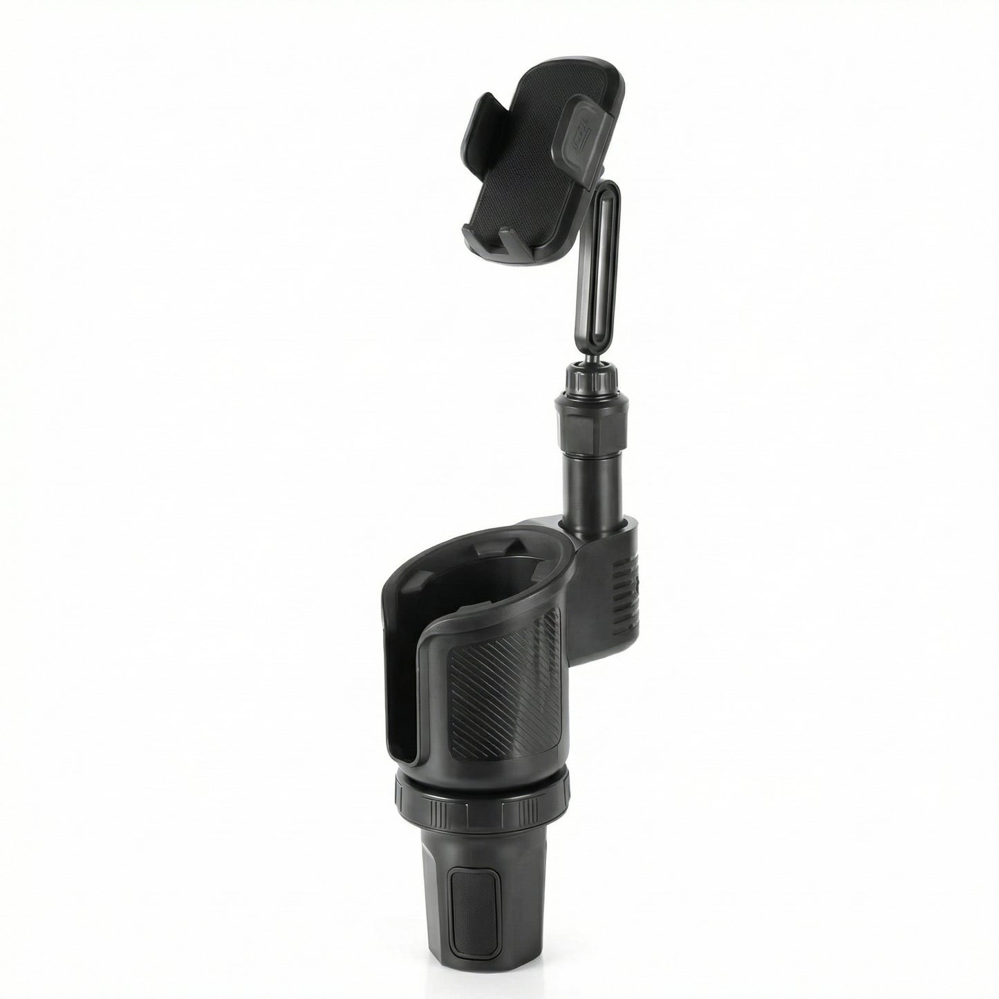 Suport Auto pentru Telefon cu Extensie pentru Suportul de Pahar – Rotire 360°, Multifuncțional