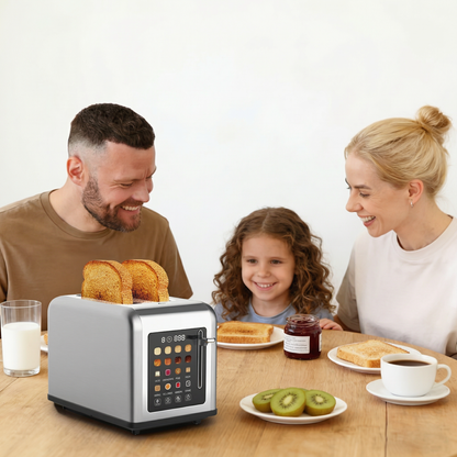 Prăjitor de Pâine Smart cu Touch – 2 Felii, Sloturi Largi și Prăjire Uniformă