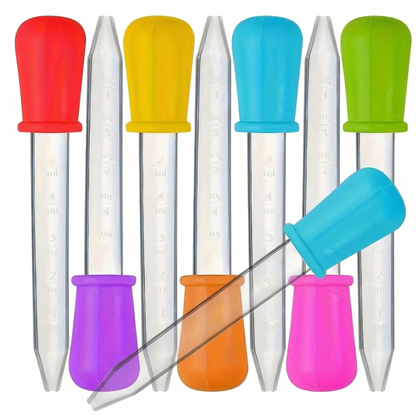 Set de 8 Pipete din Silicon pentru Lichide