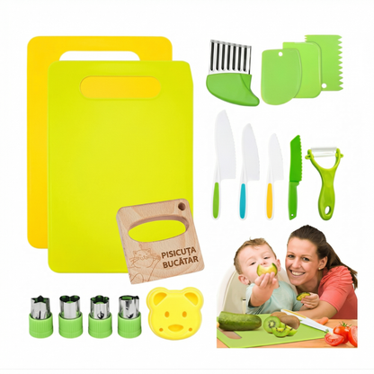 Little Chef Kit – Set Bucătărie Copii 17 Piese