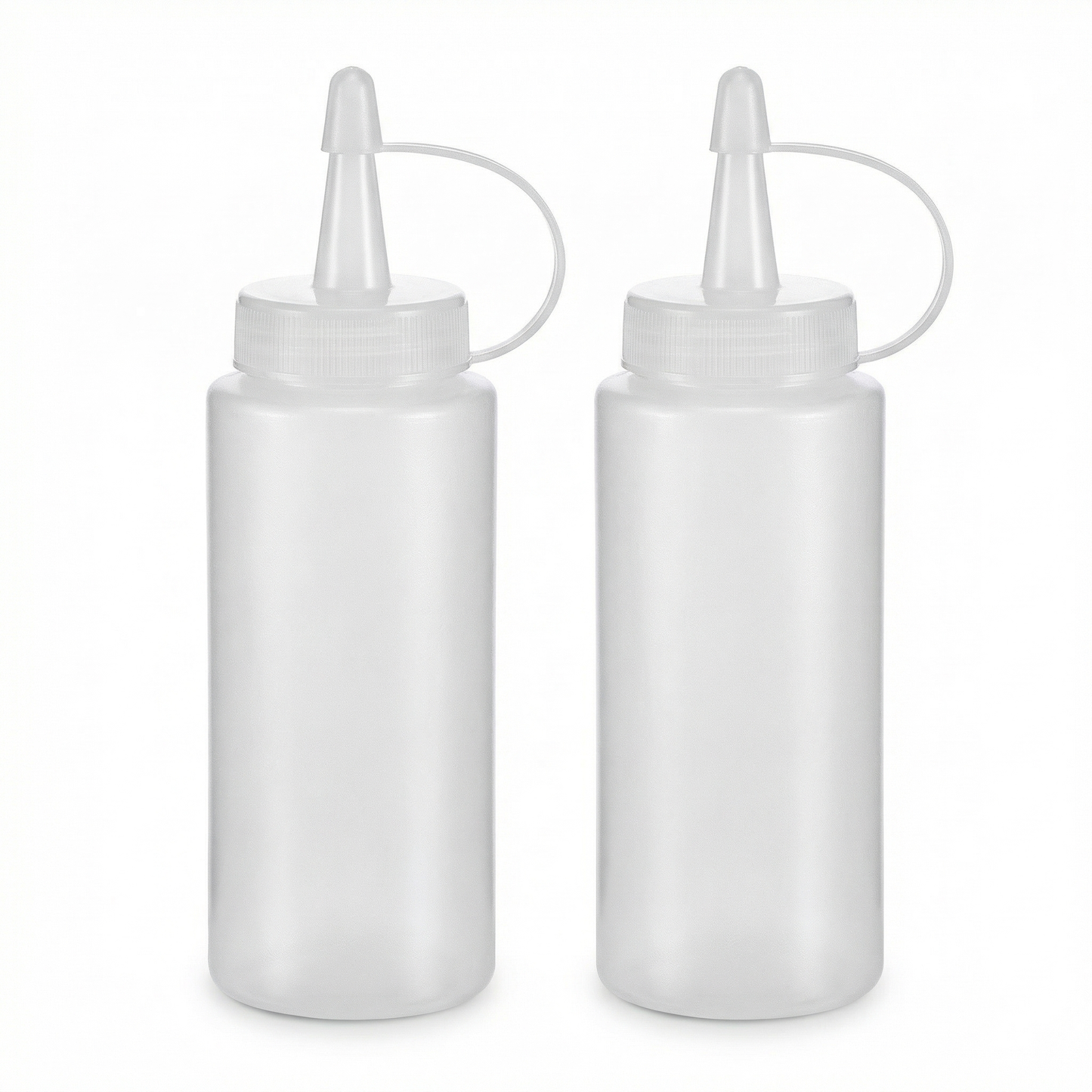 Set de 2 Sticle din Plastic pentru Sosuri, 200ml