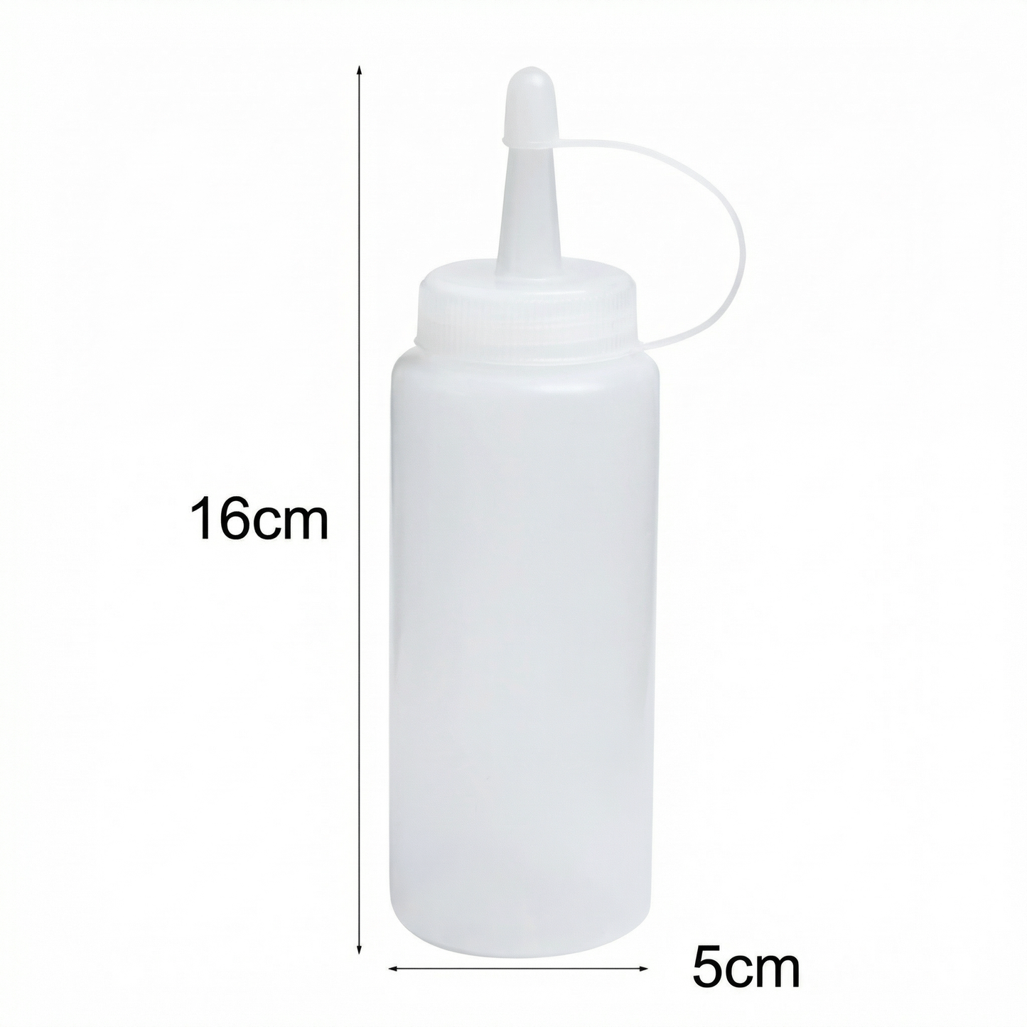 Set de 2 Sticle din Plastic pentru Sosuri, 200ml