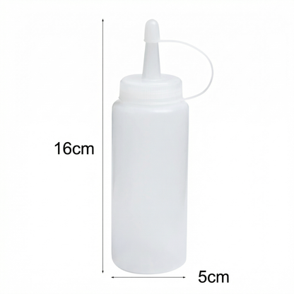 Set de 2 Sticle din Plastic pentru Sosuri, 200ml
