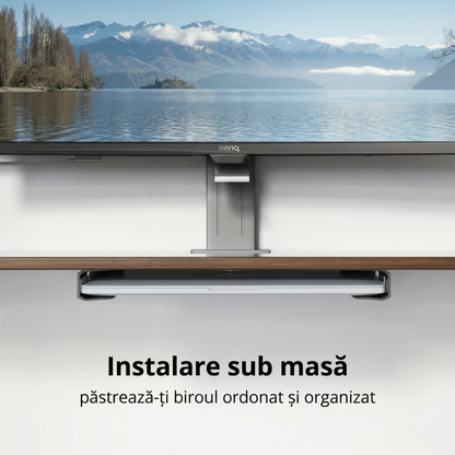 Sistem Universal de Fixare pentru Laptop pe Perete sau Sub Birou