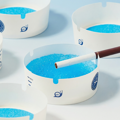 Set de 10 Scrumiere Moderne Anti-Miros cu Gel