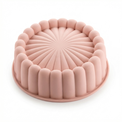 Formă de Copt Rotundă din Silicon – Rezistentă la Cuptor și Congelator, 20 cm