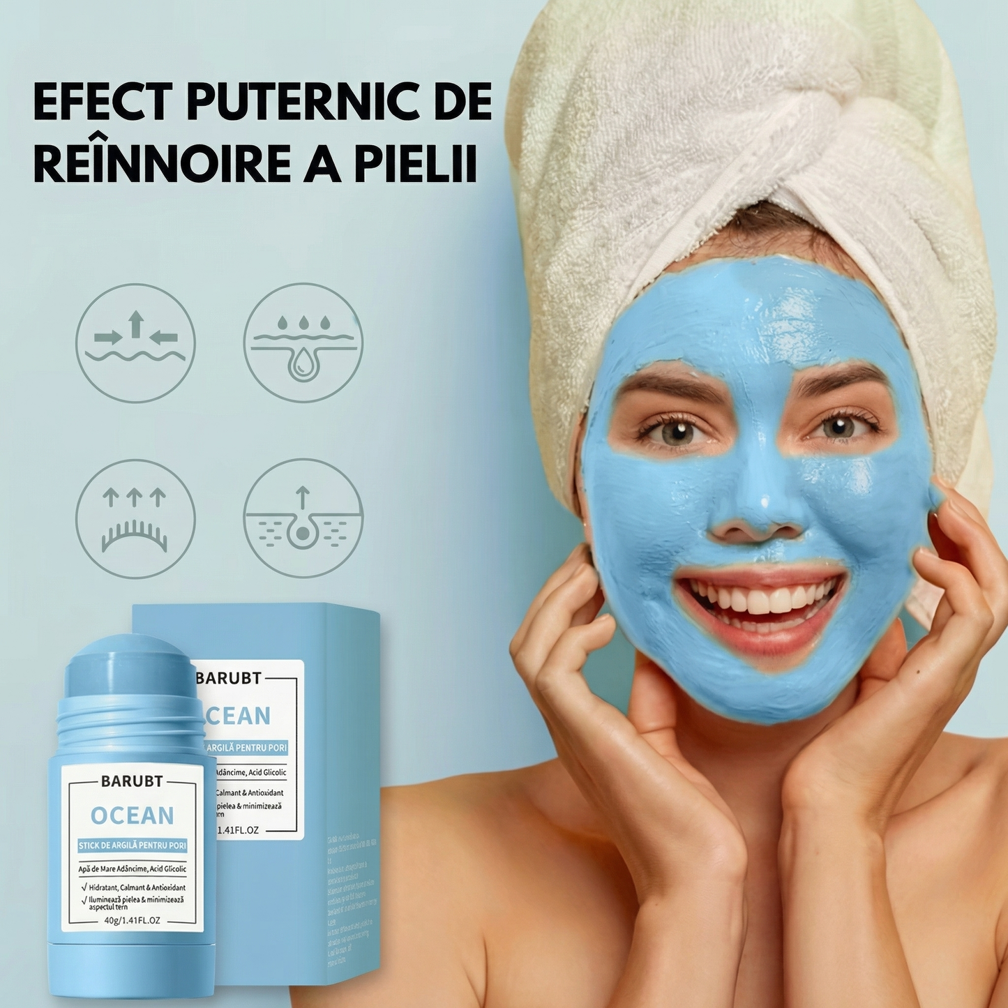 Mască Facială cu Nămol Mineral – Exfoliere Delicată pentru Toate Tipurile de Piele