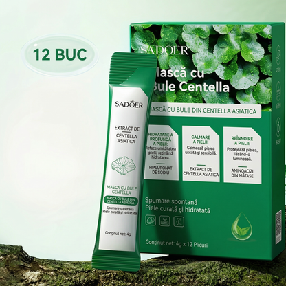 Set de 12 Măști cu Bule cu Extract de Acid Hialuronic