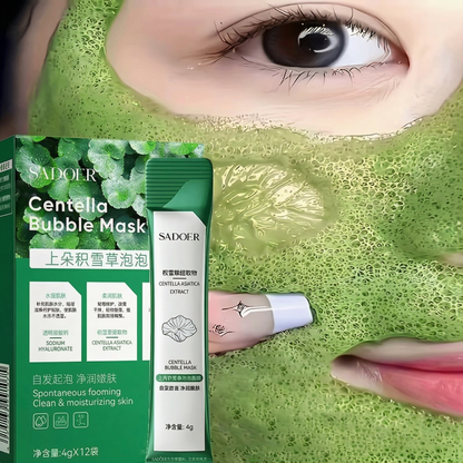 Set de 12 Măști cu Bule cu Extract de Acid Hialuronic