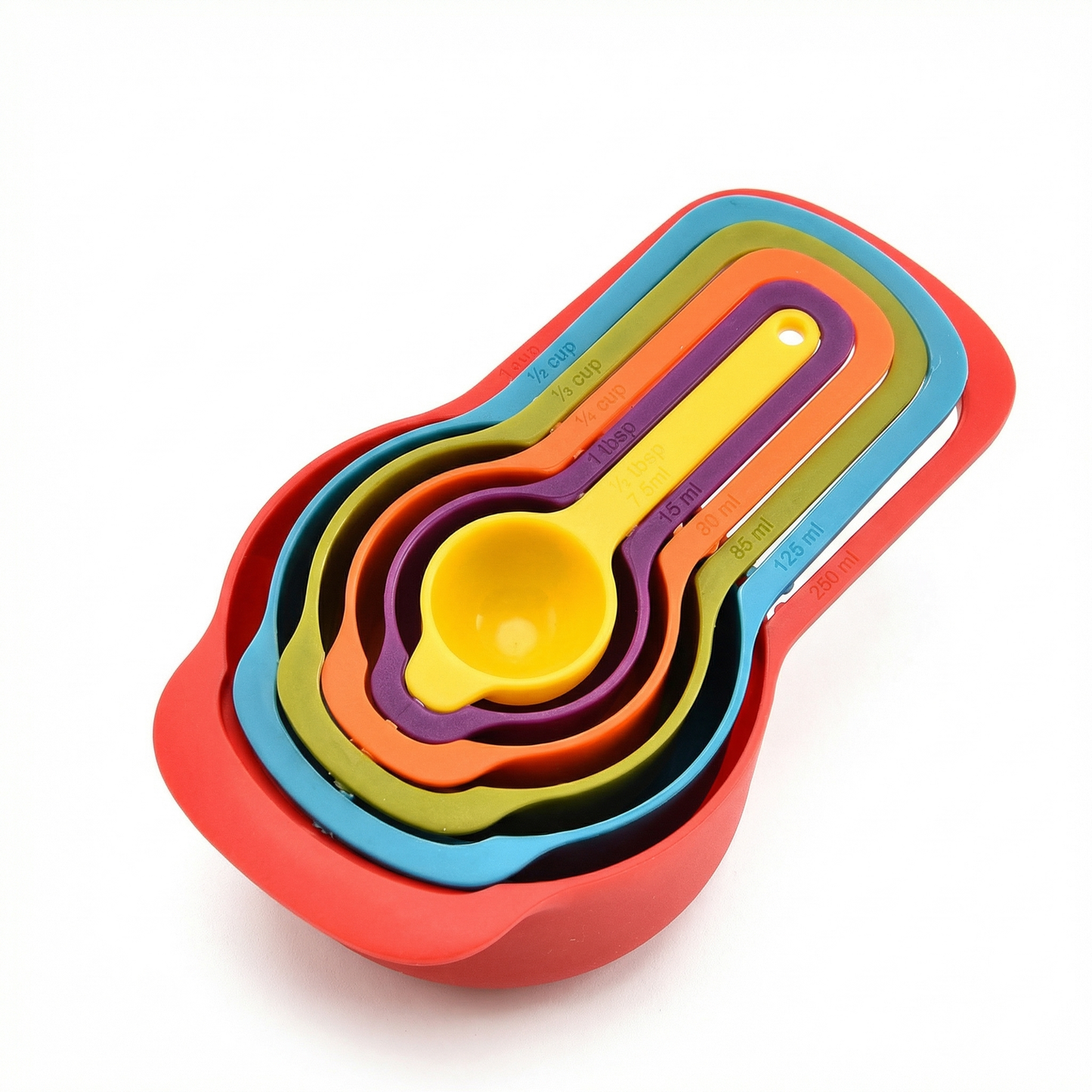 Set 6 Cupe de Măsură din Plastic