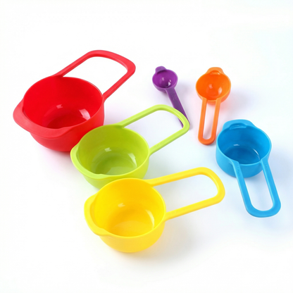 Set 6 Cupe de Măsură din Plastic