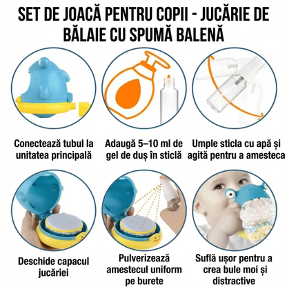 Aparat Automat de Bule pentru Baie și Piscină pentru Copii