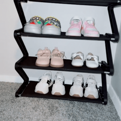 Organizator pentru Pantofi cu 4 Niveluri din Inox