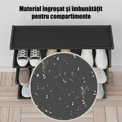 Organizator pentru Pantofi cu 4 Niveluri din Inox
